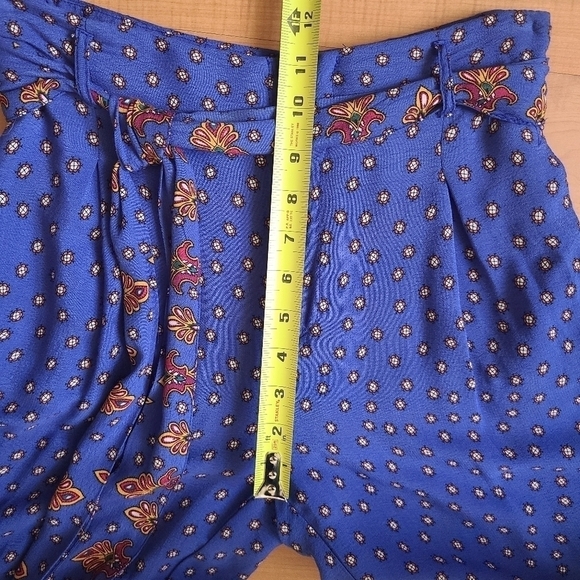 Anthropologie Ett:twa Bohemian Floral Hem Wide-leg Pants - Picture 10 of 16